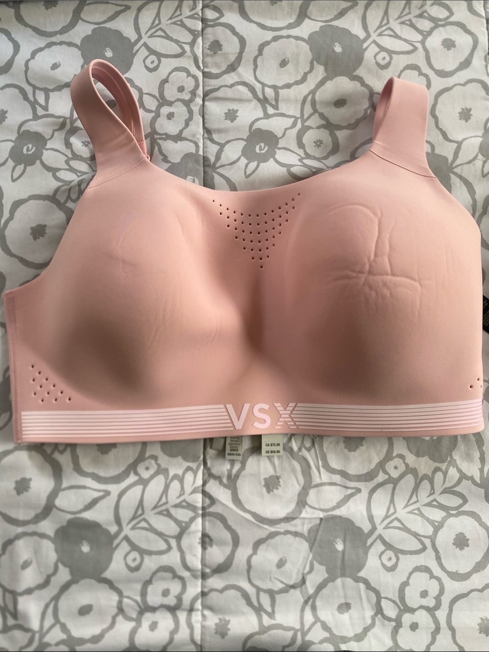 VSX Pink High-Impact Seamless Sports Bra with Molded Cups